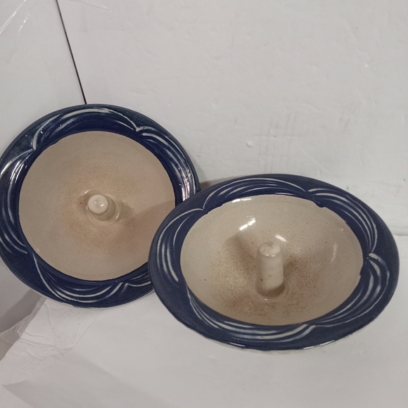 2 Vintage Apple Baking Dishs Original , Glaze Pottery - Picture 6 of 6